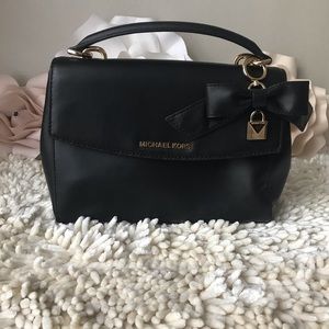 MK Top Handle Satchel Black